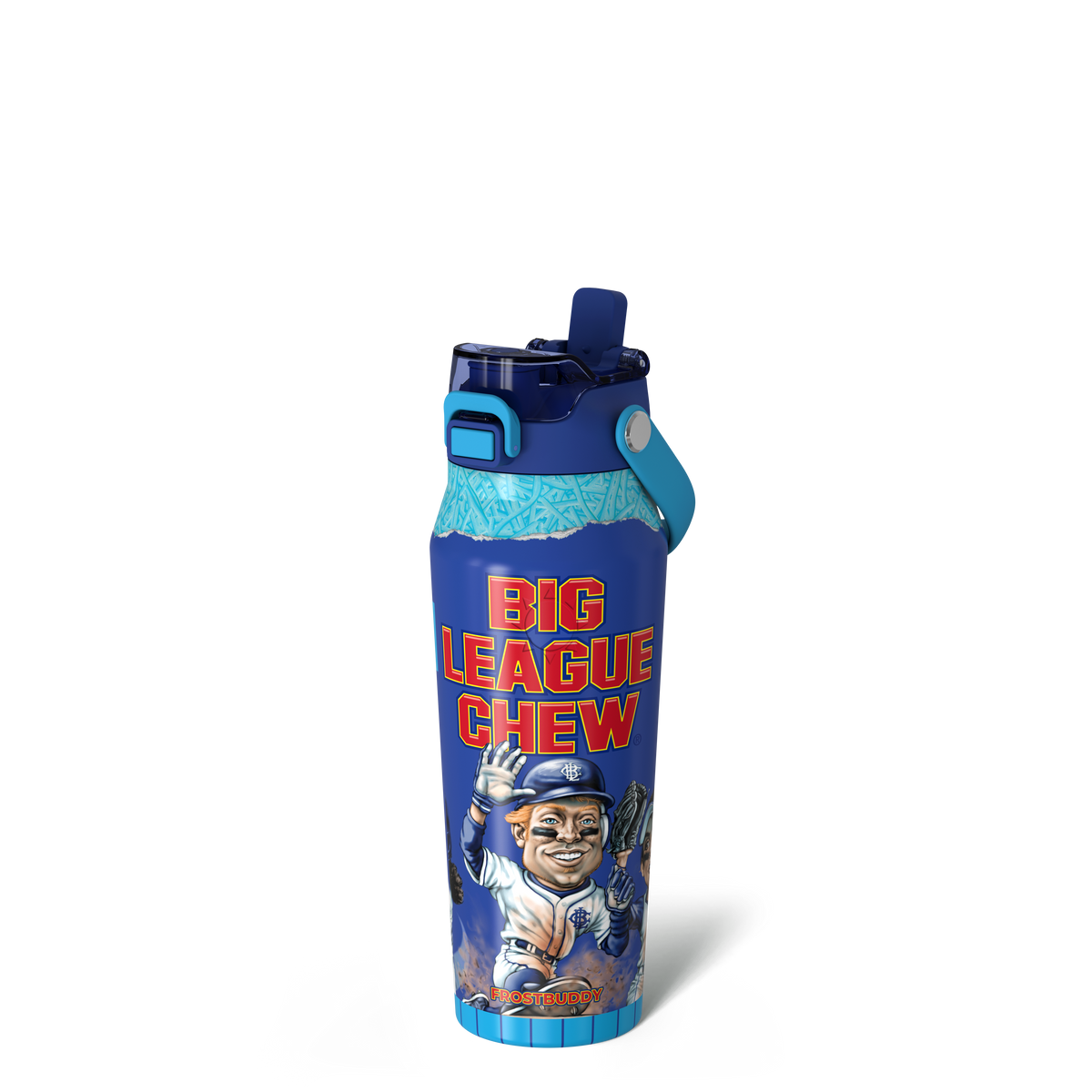 Bottle Buddy 24oz | Blue Raspberry Big League Chew image 1